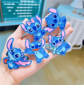 Lilo & Stitch Dívčí sponky/gumičky do vlasů s postavičkou "Stitch" Počet ks: 5 ks (dle obrázku), Varianta: sponka do vlasů