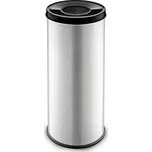 Alda Kovový koš na tříděný odpad 45 L stříbrný, směsný odpad 152449793