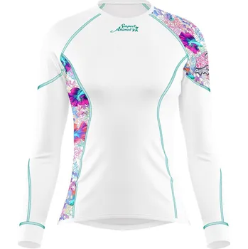 Dámské funkční triko dlouhý rukáv CORAL bílá Bamboo Ultra