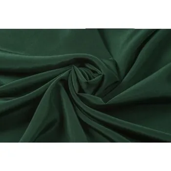 Hedvábný krepdešín, tmavě zelený
