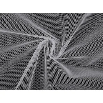 Galanterie Tyl tuhý METRÁŽ - 1 bílá