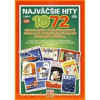 Česká hudba Největší hity 1972 CD