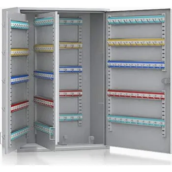 Skříňka na klíč Skříňka na klíče, 250 háčků, v x š x h: 550 x 380 x 205 mm