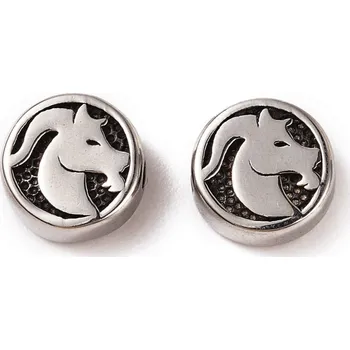 Dětské navlékací korálky Nerezový korálek znamení kozoroha