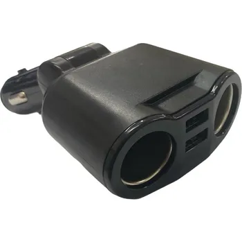Elektrická zásuvka Zásuvka do zapalovače cigaret Duální USB nabíjení do auta