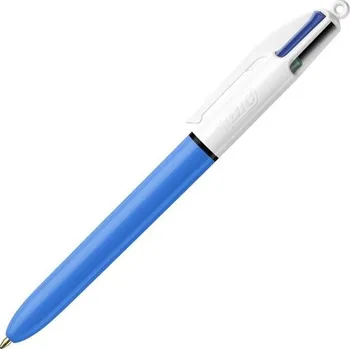 Kuličkové pero Bic Medium - čtyřbarevné, modré