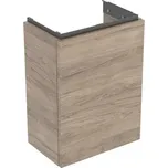 Geberit Acanto skříňka pod umývátko 39,2x24,6x53,9 cm, 1x dvířka, ořech hickory/melamin struktura dřeva (503.001.JR.1)