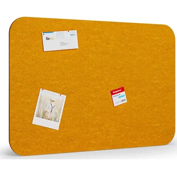 Kancelářský nábytek Akustická nástěnka 120x80 cm, kulaté rohy, oranžová