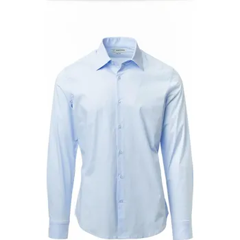 Pánská mikina Payper Pánská slim košile FLORENTIA Barva: MODRÁ PLACID, Velikost: 41