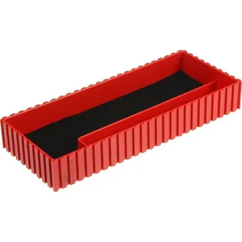 Plastová krabička na posuvné měřidlo 35-250x100 mm, červená