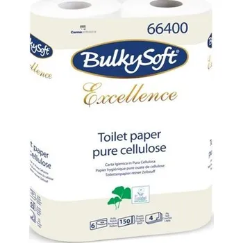 Toaletní papír Bulkysof- excellence, 4vrstvý,6rolí