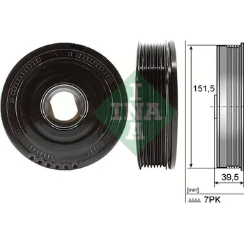 Řemenice, klikový hřídel INA 544 0177 10