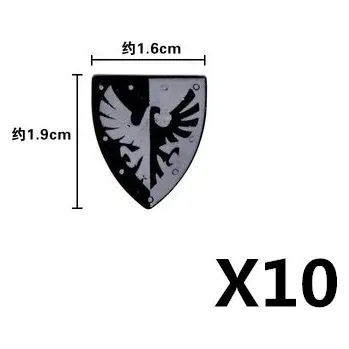 ostatní stavebnice Středověké vojenské stavebnice rytířů a štítů, vlajky - DPA25-10PCS