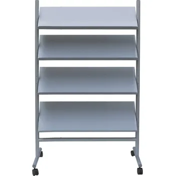 Mobilní stojan na prospekty, 16 x A4