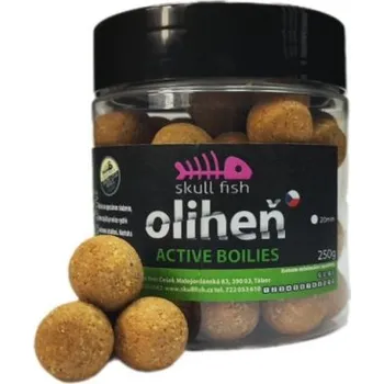 Boilies Skull fish Boilies ACTIVE Oliheň 250G