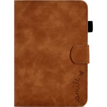 Příslušenství pro tablet VSECHNONAMOBIL 56069 ART SMILE Zaklápěcí pouzdro Amazon Kindle Paperwhite 4 / 3 / 2 / 1 hnědé
