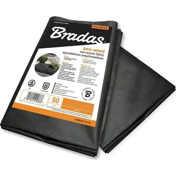Bradas Netkaná mulčovací textilie černá 50 g/m2, 3,2 x 10 m