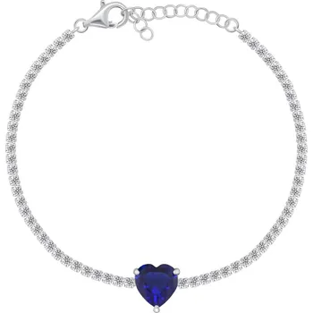 Náramek Brilio Silver Stříbrný tenisový náramek s kubickými zirkony BRC142WB + 2 měsíce na vrácení zboží