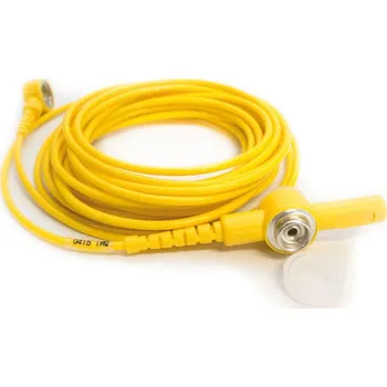 ESD COBA Uzemňovací kabel pro ESD podložky k uzemnění pracovníků, délka 4,5 m