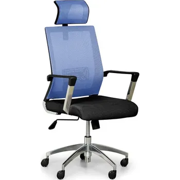 Kancelářské křeslo ELITE NET, modrá/černá