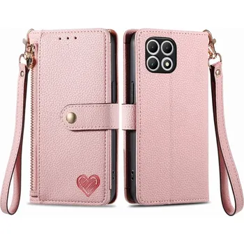 Pouzdro na tablet VSECHNONAMOBIL 79841 HEART Peněženkové pouzdro pro T Phone 2 růžové