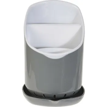 Příbor EXCELLENT HOUSEWARE Odkapávač na příbory 12 x 11 cm šedý KO-010000430seda