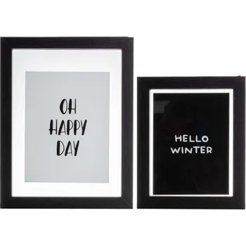 Rám na obraz GUSTA Foto rámečky černé