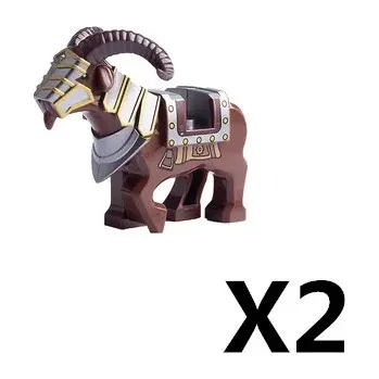 ostatní stavebnice Stavebnice středověkého rytíře s drakem a vlkem | figurky styl lego - X1536-2PCS