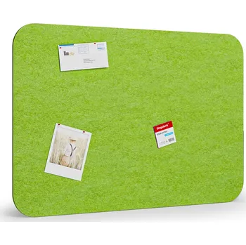 Kancelářský nábytek Akustická nástěnka 120x80 cm, kulaté rohy, olivová