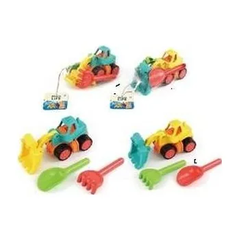 Hra na zahradu Zestaw do piasku z koparką mix