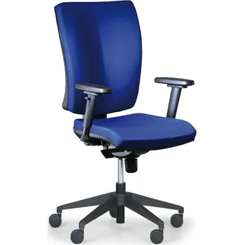 Antares Kancelářská židle LEON PLUS, modrá, s područkami