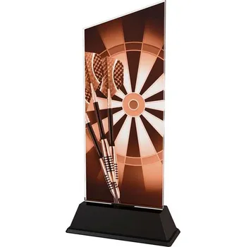 Akrylátová trofej CAS0143, Výška | Barva 16,5 cm