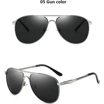 Luxusní polarizační sluneční brýle Retro UV400 - 05 Barva zbraně