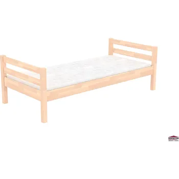 Postel Domestav DOMINO jednolůžko 90 - bez zábrany, buk moření