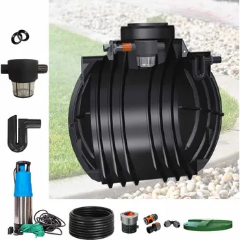 GeraTec Nádrž na dešťovou vodu 5300 L - sestava ATLANTIS PREMIUM