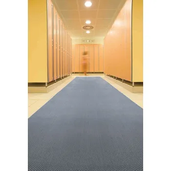 Rohožka Univerzální vinylová rohož, tloušťka 8 mm, šířka 1,2 m, šedá, metráž