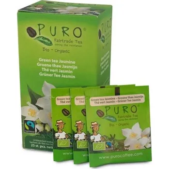 Čaj Zelený čaj Puro - jasmínový,Fairtrade,Bio,25x1,5 g