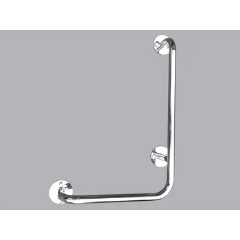 Madlo do koupelny wela LOMENÉ MADLO SPRCHOVÉ LEVÉ NEREZOVÉ PREMIUM 4013344 šířka x výška: 40 x 40 cm, Průměr: 30 mm