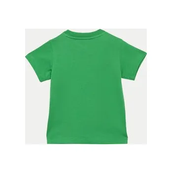 adidas T-Shirt Trefoil IY4028 Zelená Regular Fit 6_9M
