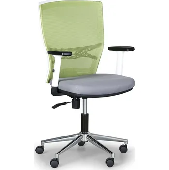 Kancelářská židle HAAG, zelená / šedá