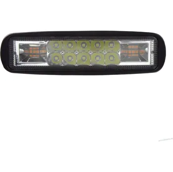 LED světlo obdélníkové bílé/oranžové, 48W, ECE R10