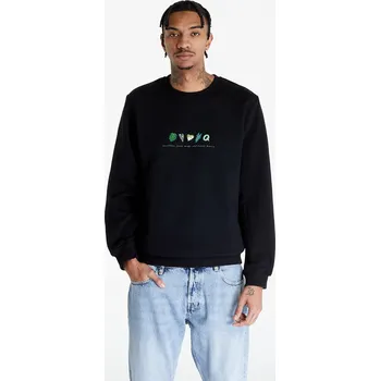 Pánská mikina Mikina Queens Rostliny Jsou Moje Oblíbená Barva Crewneck UNISEX Black XXL