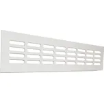 Hliníkové větrací mřížky SRL - ALFA Provedení: délka 2000 mm x šířka 80 mm, Povrch: B - bílý komaxit