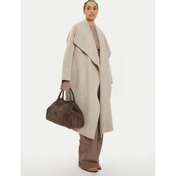 Dámský kabát IVY OAK Vlněný kabát Carrie Rose IO111048 Béžová Loose Fit 42