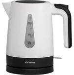 Orava VK-2015 rychlovarná konvice, 1200 W, 1.2 l, automatické vypnutí, bílá / černá