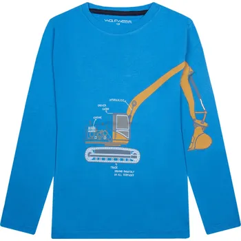 Chlapecké tričko Chlapecké tričko - Wolf S2332, modrá Barva: Modrá, Velikost: 122