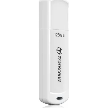 USB flash disk TRANSCEND Flash Disk 128GB JetFlash®730, USB 3.1 (R:80/W:25 MB/s) bílý