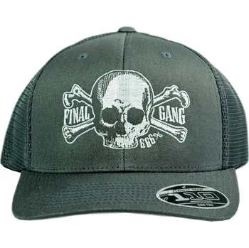 Kšiltovka Kšiltovka FINAL "666%" FLEXFIT 110 - TRUCKER CAP šedá Barva: Šedá, Velikost: Jedna velikost pro všechny (vzadu zapínání)