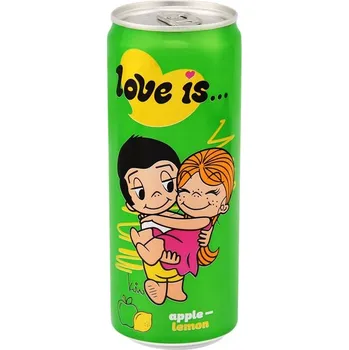 Limonáda Sycený nápoj s příchutí citron jablko 0,33L Love is...