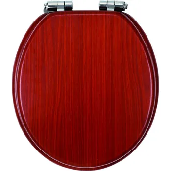 WC sedátko M.A.T. GROUP sedátko WC LYRA OŘECH,dýhovaná MDF,pomalu padající